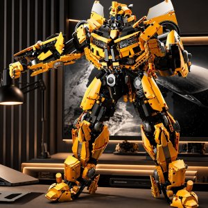 TECKIN Klocki techniczne Robot DJ-Rambo Man V5007 konstrukcyjne zestaw klocków 16