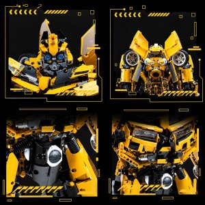 TECKIN Klocki techniczne Robot DJ-Rambo Man V5007 konstrukcyjne zestaw klocków 6