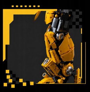 TECKIN Klocki techniczne Robot DJ-Rambo Man V5007 konstrukcyjne zestaw klocków 10