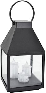 Saska Garden Latarnia lampion LED 25CM 3 świece Saska Gift & Decor 2