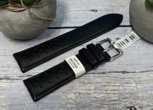 Morellato Skórzany pasek do zegarka 22 mm A01X6171237019CR22 czarny wodoodporny . 2