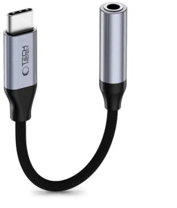 Adapter AV Tech-Protect ULTRABOOST ADAPTER USB-C TO MINI JACK 3.5MM DAC IRON GREY (5906302324620) 2