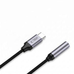 Adapter AV Tech-Protect ULTRABOOST ADAPTER USB-C TO MINI JACK 3.5MM DAC IRON GREY (5906302324620) 3