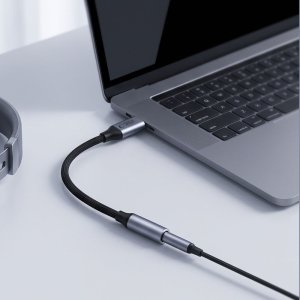 Adapter AV Tech-Protect ULTRABOOST ADAPTER USB-C TO MINI JACK 3.5MM DAC IRON GREY (5906302324620) 9