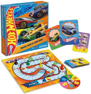 Lisciani Hot Wheels Dwie gry w plecaku (304-120468) 2