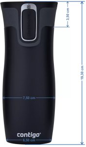 Contigo Kubek termiczny dla Nauczyciela/Nauczycielki - West Loop 2.0 470 ml - czarny 5