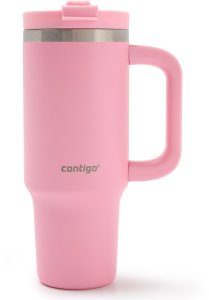 Contigo Kubek termiczny ze słomką Streeterville Tumbler 880 ml - Strawberry Cream 2