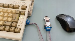 Adaptec Adapter mysz joystick pad do komputera ATARI ST AMIGA C64 TOM RevX 2