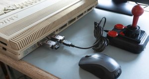 Adaptec Adapter mysz joystick pad do komputera ATARI ST AMIGA C64 TOM RevX 5