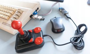 Adaptec Adapter mysz joystick pad do komputera ATARI ST AMIGA C64 TOM RevX 9