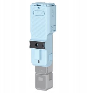 JJC Etui uchwyt magnetyczny 2w1 obudowa ochronna do DJI Osmo Pocket 4 / 3 / PC-OP4H Blue / Niebieski (SB12031) 3