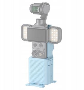 JJC Etui uchwyt magnetyczny 2w1 obudowa ochronna do DJI Osmo Pocket 4 / 3 / PC-OP4H Blue / Niebieski (SB12031) 7