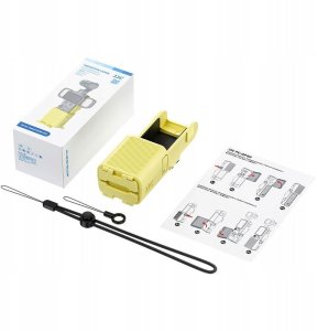 SunnyLife Etui uchwyt magnetyczny 2w1 obudowa ochronna JJC do DJI Osmo Pocket 4 / 3 / PC-OP4H yellow / Żółty (SB12032) 11