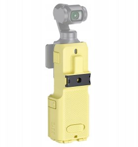 SunnyLife Etui uchwyt magnetyczny 2w1 obudowa ochronna JJC do DJI Osmo Pocket 4 / 3 / PC-OP4H yellow / Żółty (SB12032) 5