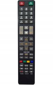 Pilot RTV Skymaster Do telewizora RCU-030 czarny TV bez programowania 2