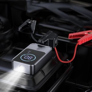 Ładowarka Hoco Powerbank 10000 mAh 2,4A 18W z funkcją rozruchu samochodu QS7 metaliczny szary 4