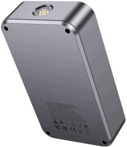 Ładowarka Hoco Powerbank 10000 mAh 2,4A 18W z funkcją rozruchu samochodu QS7 metaliczny szary 5