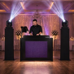 Hardman Stół DJ DTS14 czarny z półką na laptop/mikser one size 23