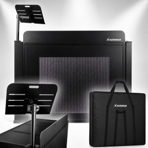 Hardman Stół DJ DTS14 czarny z półką na laptop/mikser one size 3
