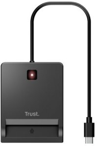 Trust Czytnik do kart chipowych Wewnętrzna USB Type-C Czarny (26253) 3