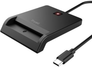Trust Czytnik do kart chipowych Wewnętrzna USB Type-C Czarny (26253) 5