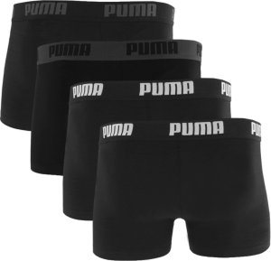 Puma Bokserki męskie Basic 4pak czarne 938198 01 M (154465 M) 2