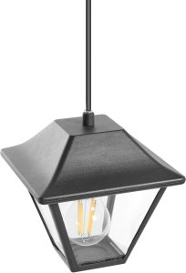Lampa wisząca Beliani Ogrodowa RESAVE Metal Czarny 8