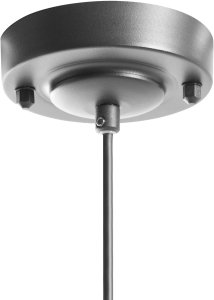 Lampa wisząca Beliani Ogrodowa RESAVE Metal Czarny 9