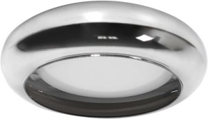 Lampa sufitowa Beliani LED NITH Ze ściemniaczem Szkło Srebrny 5