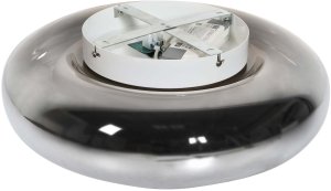 Lampa sufitowa Beliani LED NITH Ze ściemniaczem Szkło Srebrny 6