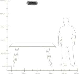 Lampa sufitowa Beliani LED NITH Ze ściemniaczem Szkło Srebrny 8