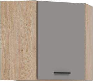 BogFran Szafka górna narożna 60 cm L/P wisząca kuchenna PATI PK09/PF11 Jasny Grafit (BF-PF11 JG KPL) 3