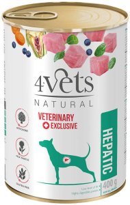 4Vets Dla psów Hepatic 18x400g 2