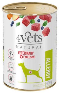 4Vets Dog Allergy 18x400g 2