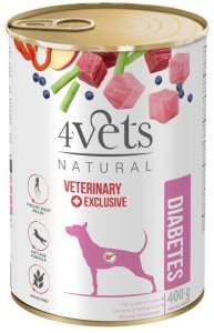 4Vets Dog Diabetes 18x400g 2