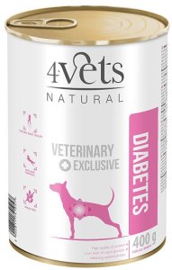 4Vets Dog Diabetes 18x400g 3
