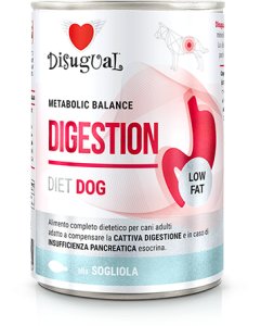 Disugual Karma mokra dla psa Weterynaryjna DIGETION Sola (dorosły) 12x400g 2