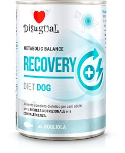 Disugual Karma mokra dla psa Weterynaryjna RECOVERY Sola (dorosły) 12x400g 2