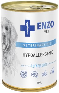 ENZO VET Hypoallergenic dieta z indykiem dla psów 24x400g 2