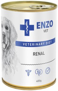ENZO VET Renal dieta na choroby nerek z wołowiną dla psów 32x400g 2