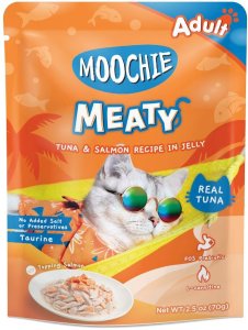 Moochie Tuna & Salmon In Jelly 12x70g 3