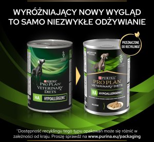 Purina PRO PLAN Veterinary Diets HA Hypoallergenic Karma mokra dla psa mus 12x400g 3