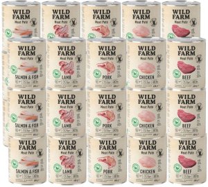 Wild Farm Pate Mix Smaków 30x800g bezglutenowa karma dla psa 2