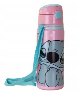 KIDS Bidon aluminiowy butelka z ustnikiem ustnik 600 Ml Lilo I Stitch Disney / St00131 (SB11618) 3