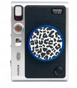 LoveInstant Naklejka dekoracyjna na dekielek do Fuji Fujifilm Instax Mini Evo / 3m / czarny – wzór Leopard (panterka) (SB11070) 6