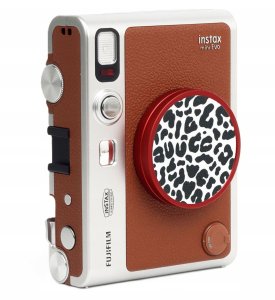 LoveInstant Naklejka dekoracyjna na dekielek do Fuji Fujifilm Instax Mini Evo / 3m / czarny – wzór Leopard (panterka) (SB11070) 8