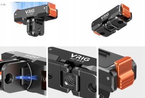 VRIG Uchwyt Adapter Szybkozłaczka 360° Do Dji Osmo Action 6 5 Pro 4 3 Nano 360 / Ac-84s (SB12049) 5