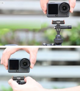 VRIG Uchwyt Adapter Szybkozłaczka 360° Do Dji Osmo Action 6 5 Pro 4 3 Nano 360 / Ac-84s (SB12049) 8