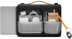Torba Tomtoc Defender-A42 Premium Aktówka na MacBooka Pro 16 - Czarna (Black) 2