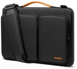 Torba Tomtoc Defender-A42 Premium Aktówka na MacBooka Pro 16 - Czarna (Black) 5